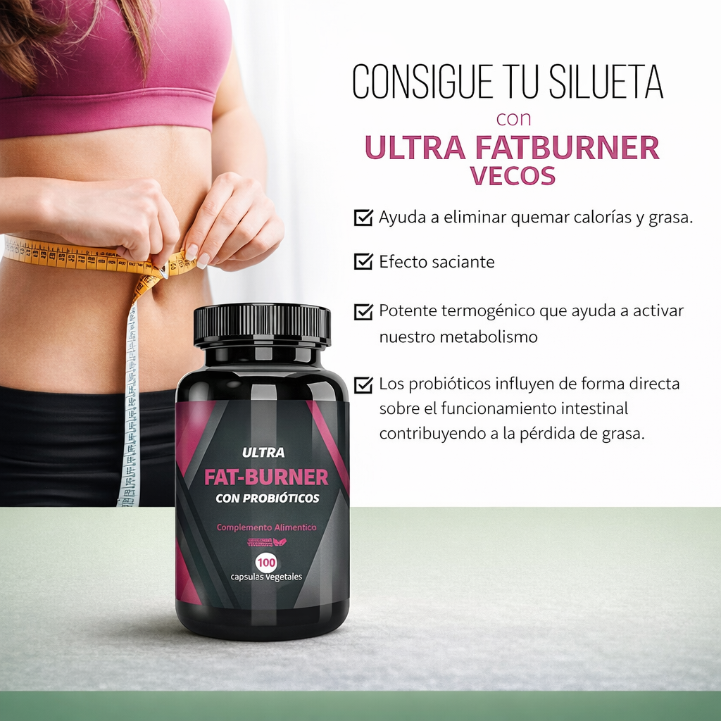 FAT BURNER 100 Cápsulas – Activa tu Metabolismo y Apoya la Pérdida de Peso